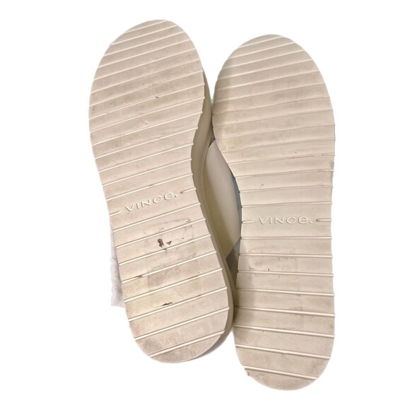 Vince Jenaya White Leather 2 in. Platform Sling Back Sandals US 9.5 Eur 39.5 - Picture 7 of 7